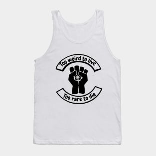 Authentic shotgun art made at Hunter S. Thompson's Owl Farm shooting range Tank Top